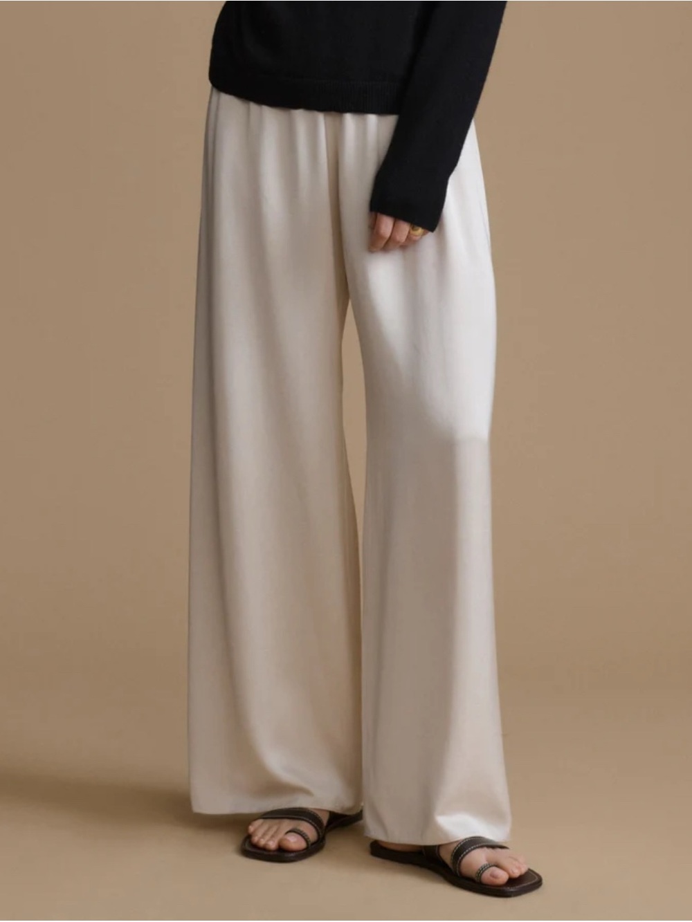 Jenni Kayne Ivory Demi Pants size small
